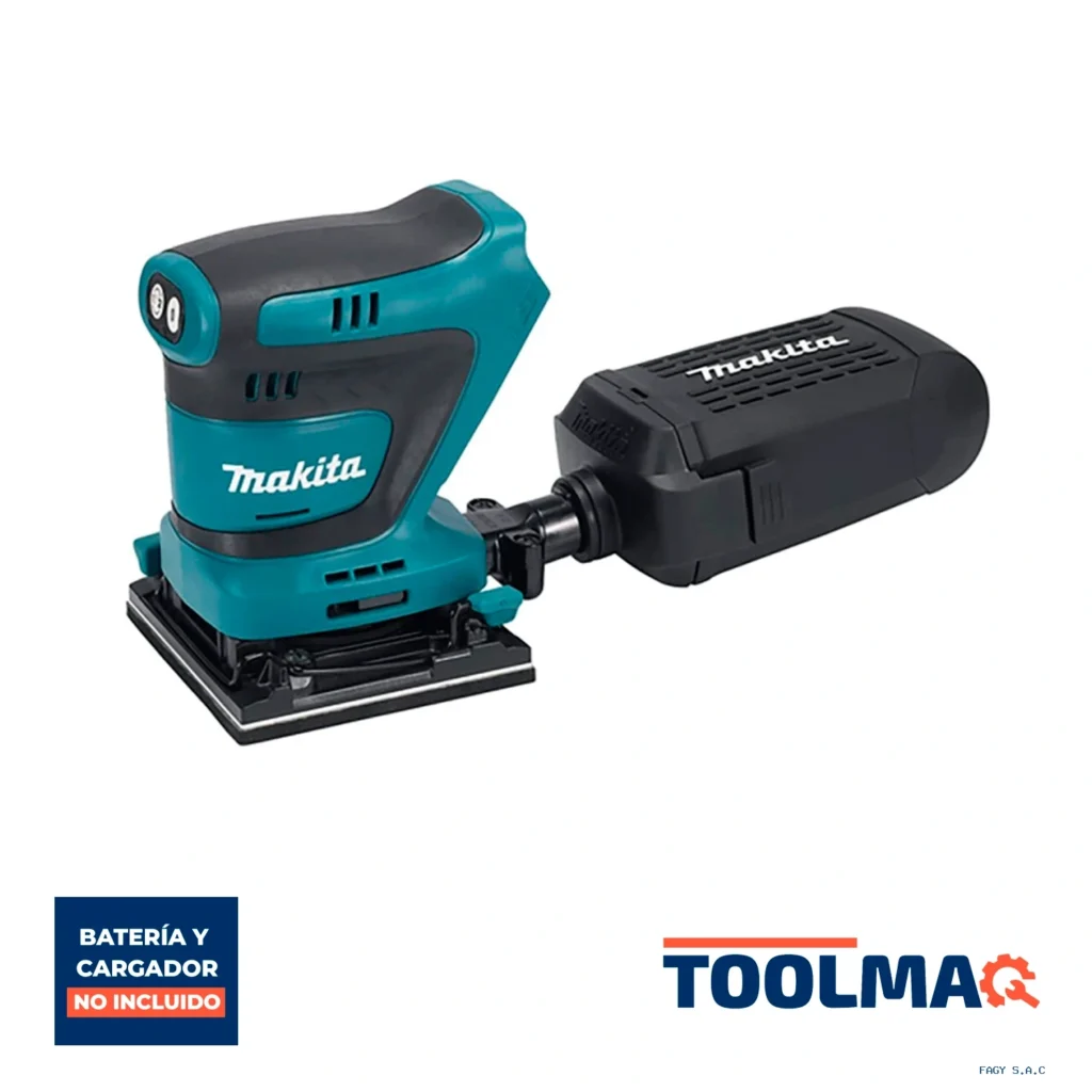 Lijadora Orbital 1/4 (114 x 140 mm) 18V LXT Baretool Makita DBO481Z