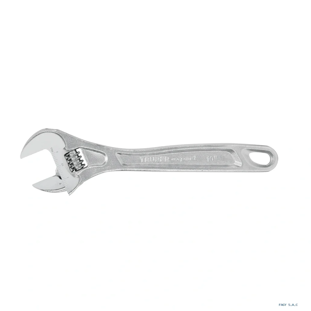 Llave ajustable (perico) 10" profesional  cromada, Expert PET-10C 15507