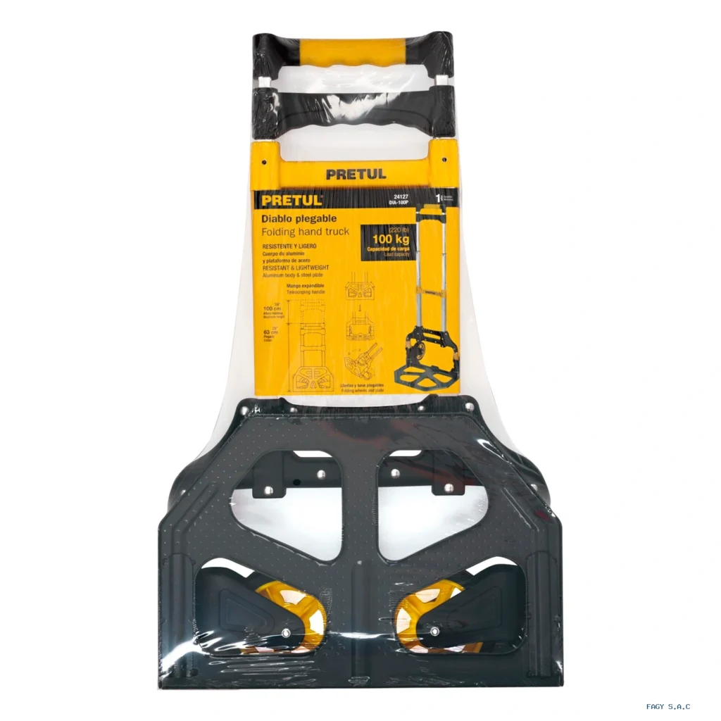 Diablo de carga, plegable, 100 kg, Pretul 24127