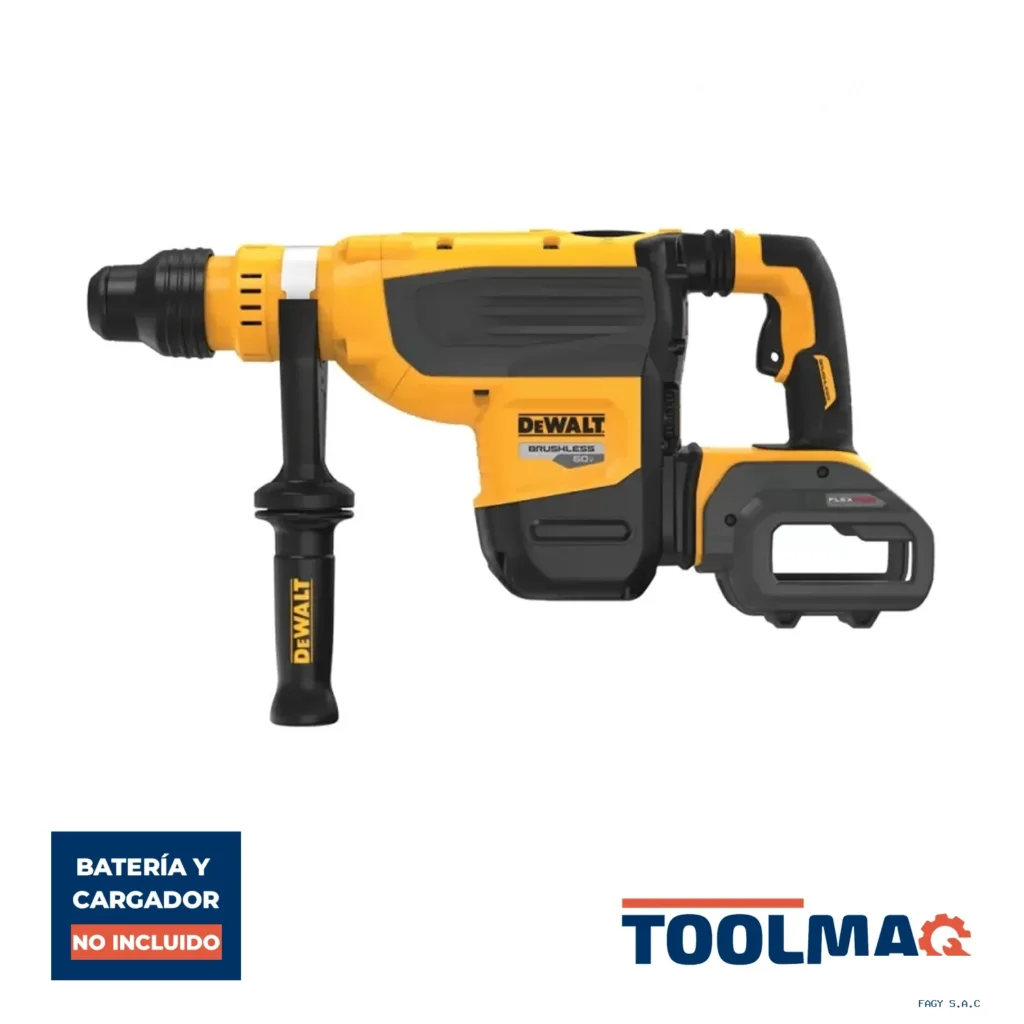 Rotomartillo Sds-Max 60V Flexvolt XR 13.3J Baretool Dewalt DCH733B