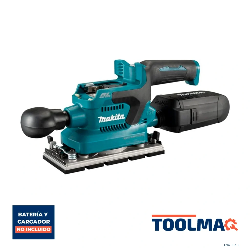 Lijadora Orbital 93 x 185 mm 18V LXT BL Baretool Makita DBO380Z