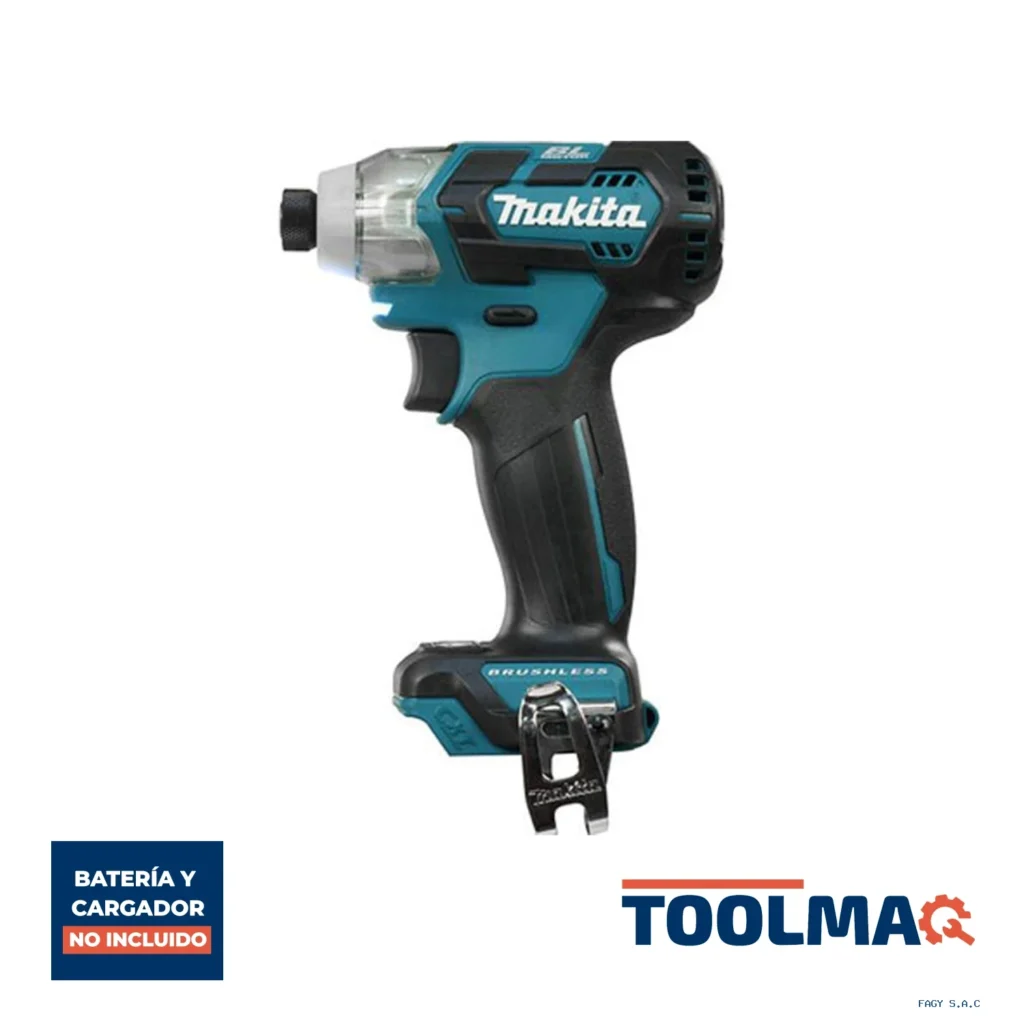 Atornillador de Impacto 1/4" Hex 12V CXT BL 135 Nm Baretool Makita TD111DZ