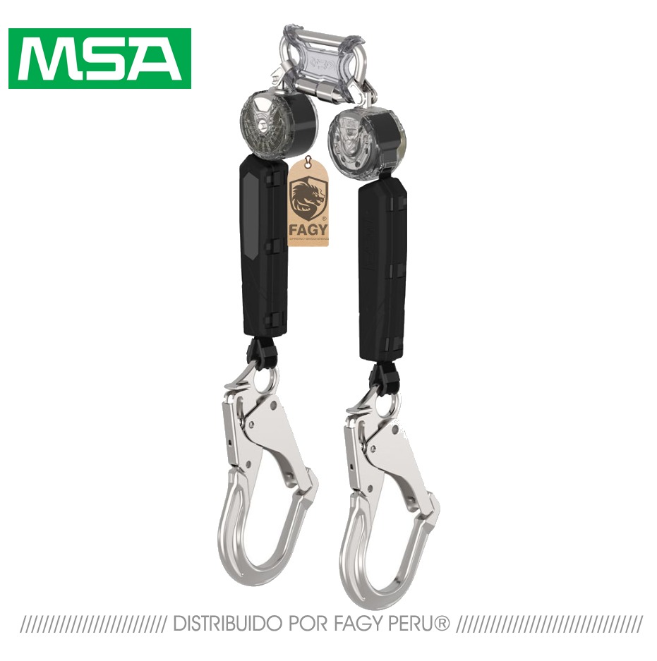 Bloque retráctil dual cinta de nylon MSA VTOHW-012-RA-A
