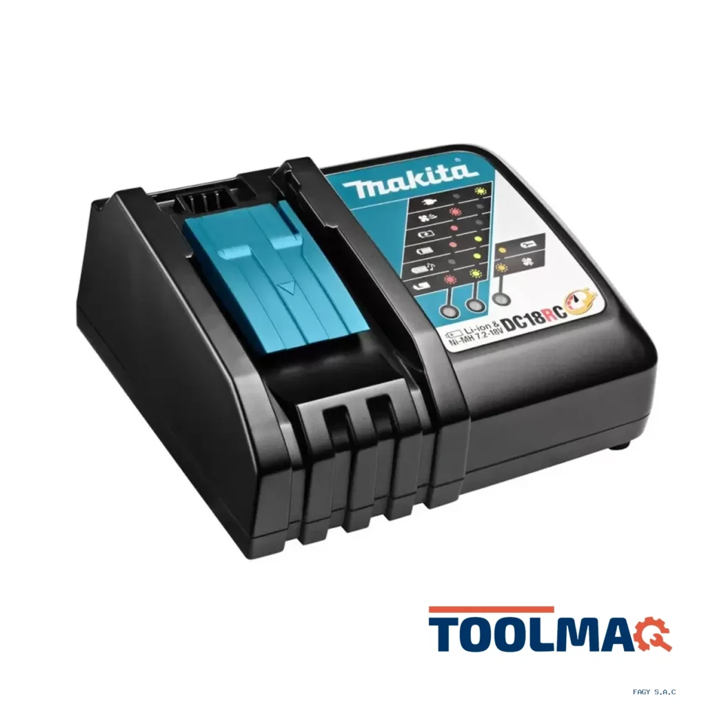 Cargador Óptimo Rápido para Batería de Ion de Litio 18V LXT Makita DC18RC  630718-5