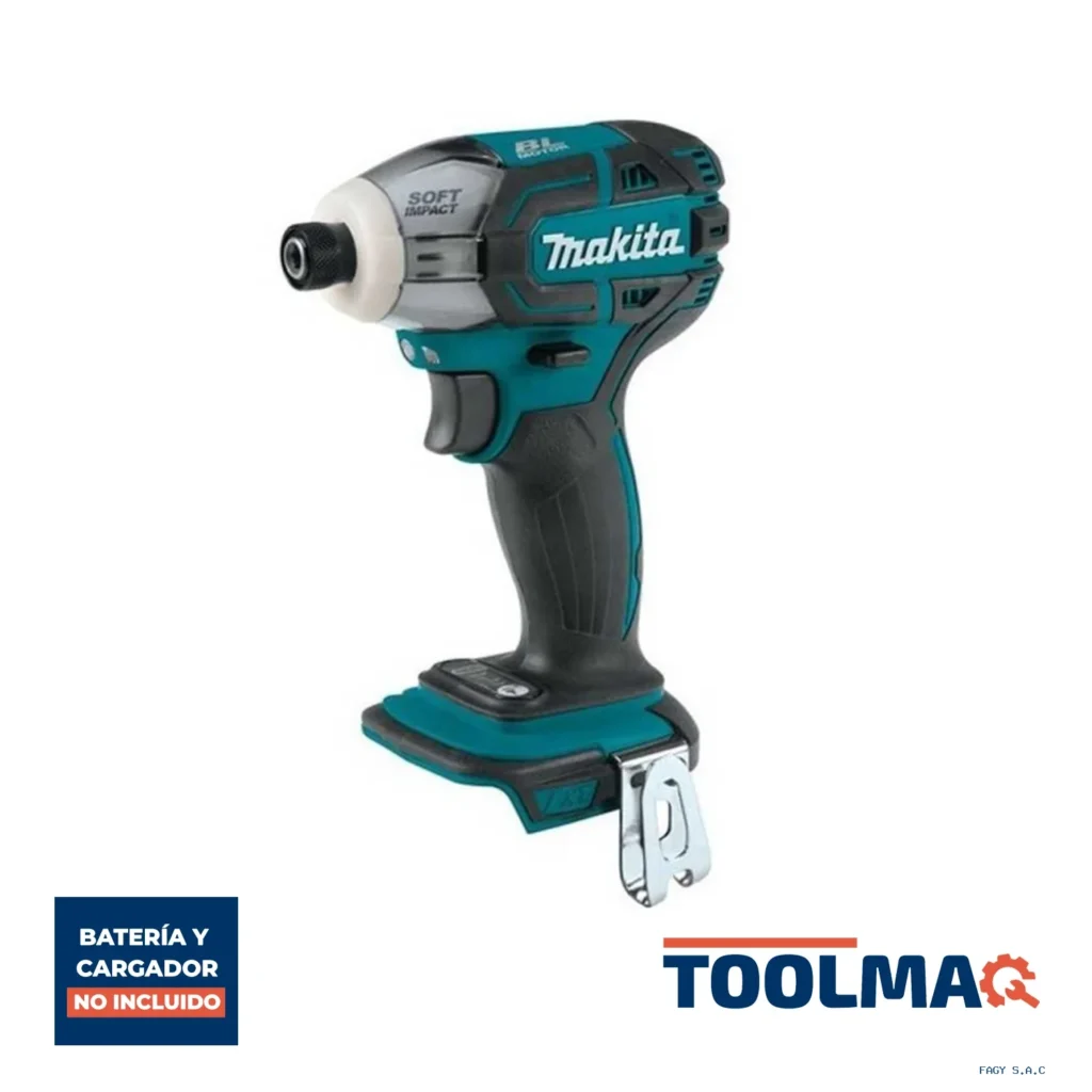 Atornillador de Impacto 1/4" Hex 18V LXT BL Baretool Makita DTS141Z