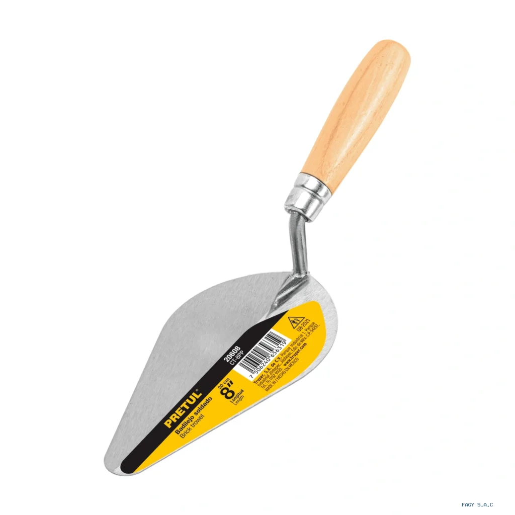 Cuchara para albañil 8", Pretul 20608
