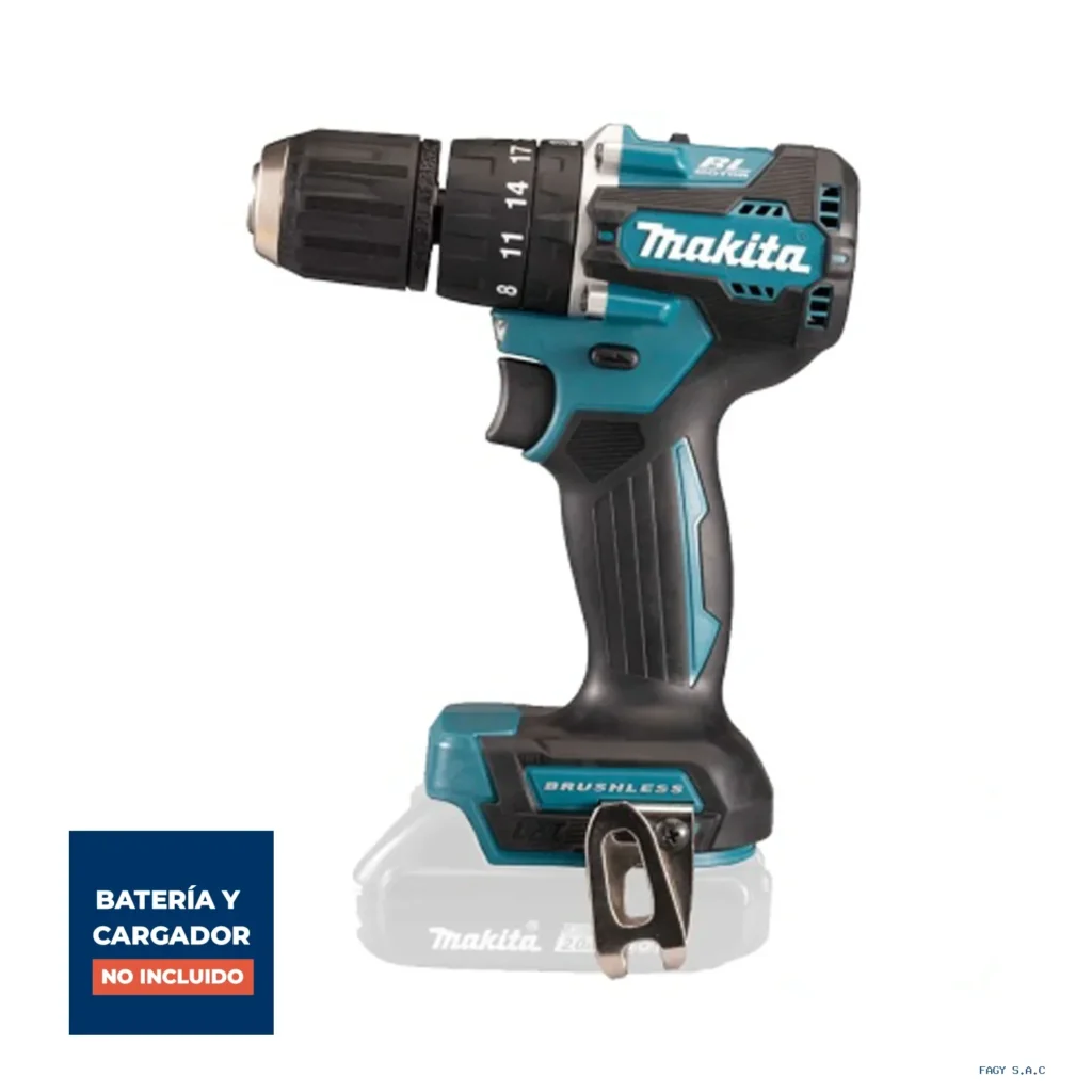 Taladro Percutor 1/2" 18V LXT BL 40Nm Baretool Makita DHP487Z