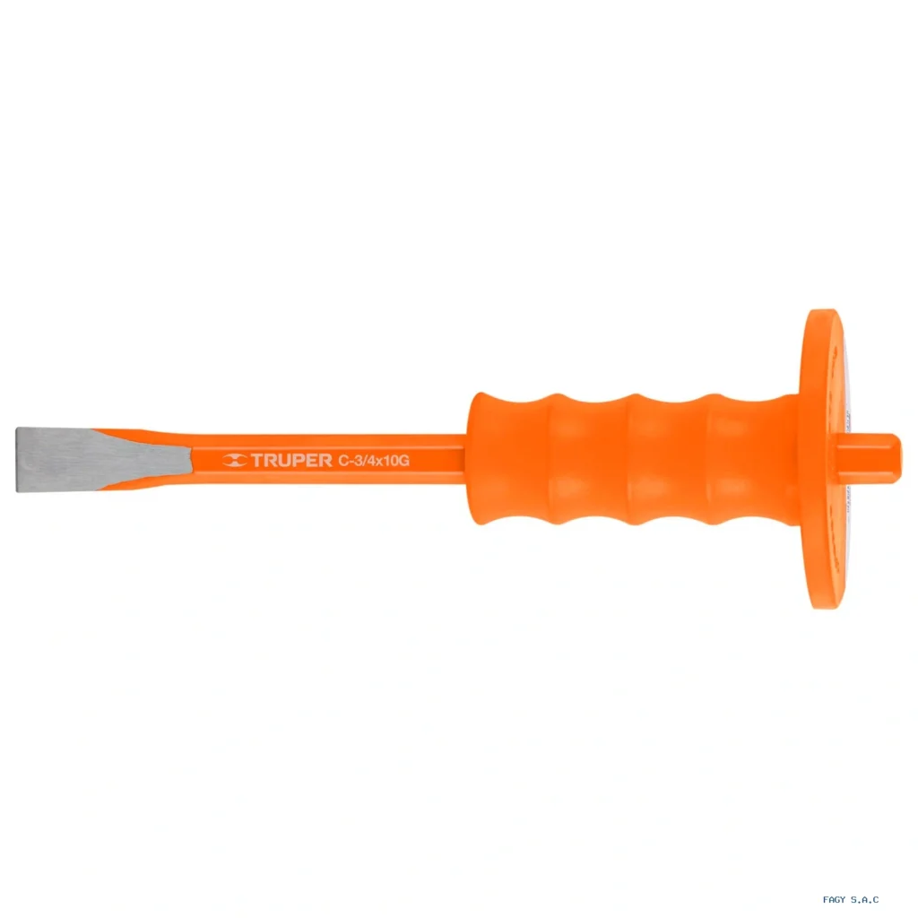 Cincel de corte frío 3/4 x 10" con grip, Truper 12275