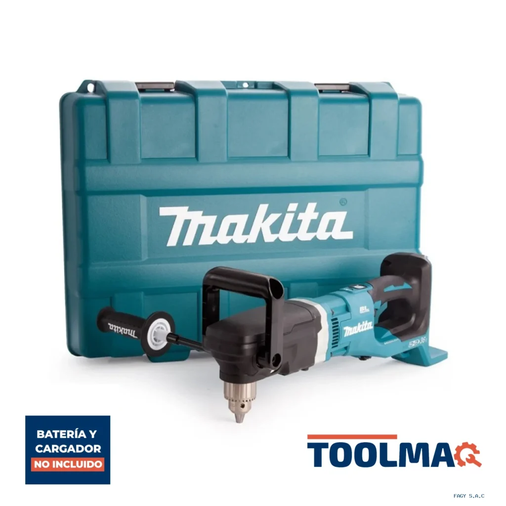 Taladro Atornillador Angular 1/2" 36V LXT (18V x2) BL 136Nm Baretool Makita DDA460ZK