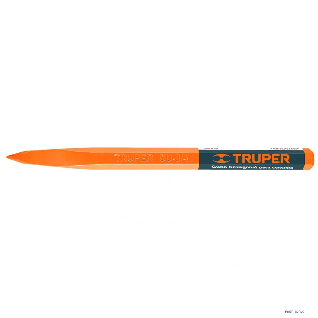 Cuña para concreto de 3/4", Truper 13050