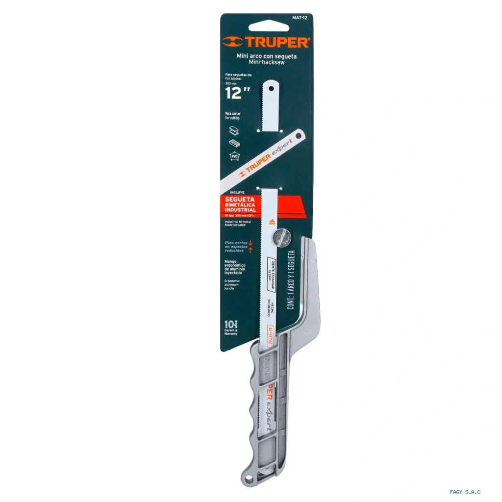 Mini arco 12" de aluminio para segueta,  Truper 10236
