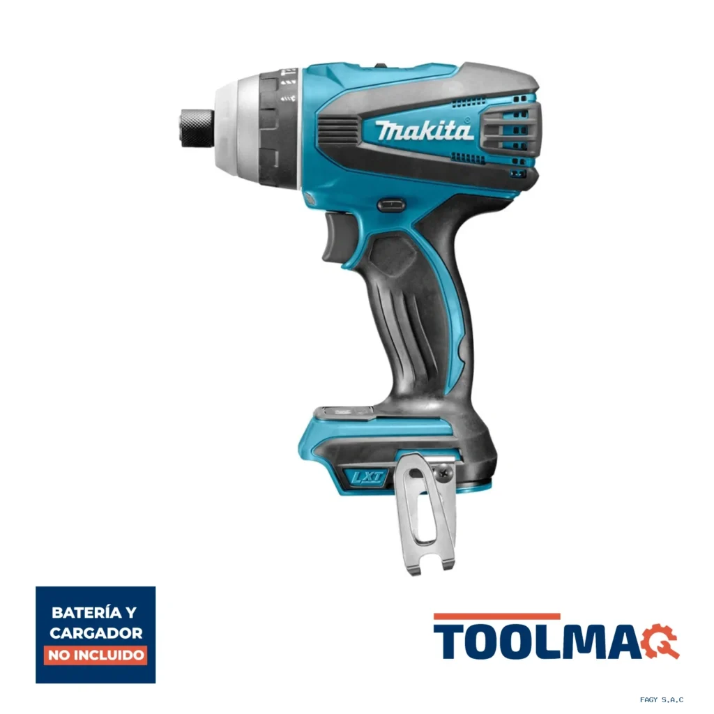 Atornillador de Impacto 1/4" Hex 18V LXT BL Baretool Makita DTP141Z