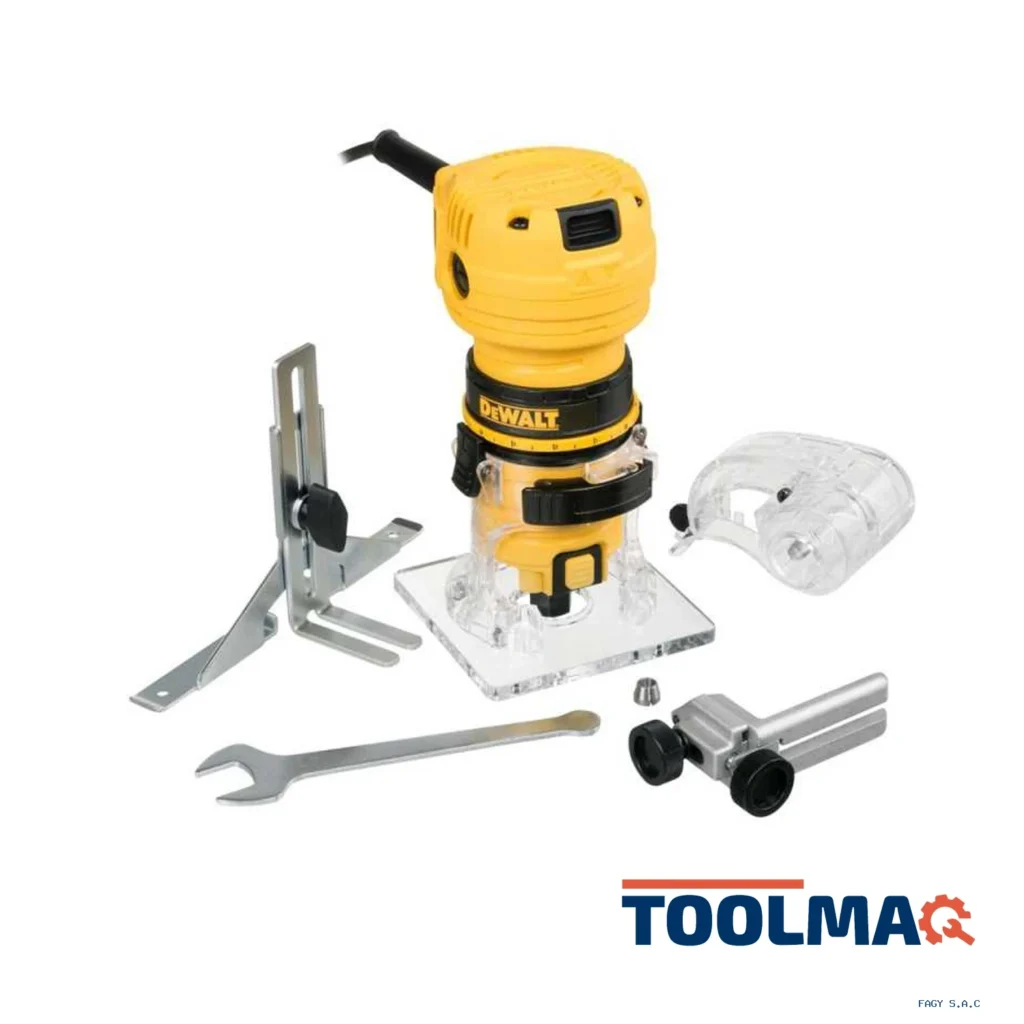 Ruteadora Fresadora 1/4" 450W 30000 Rpm Dewalt DWE6000-B2