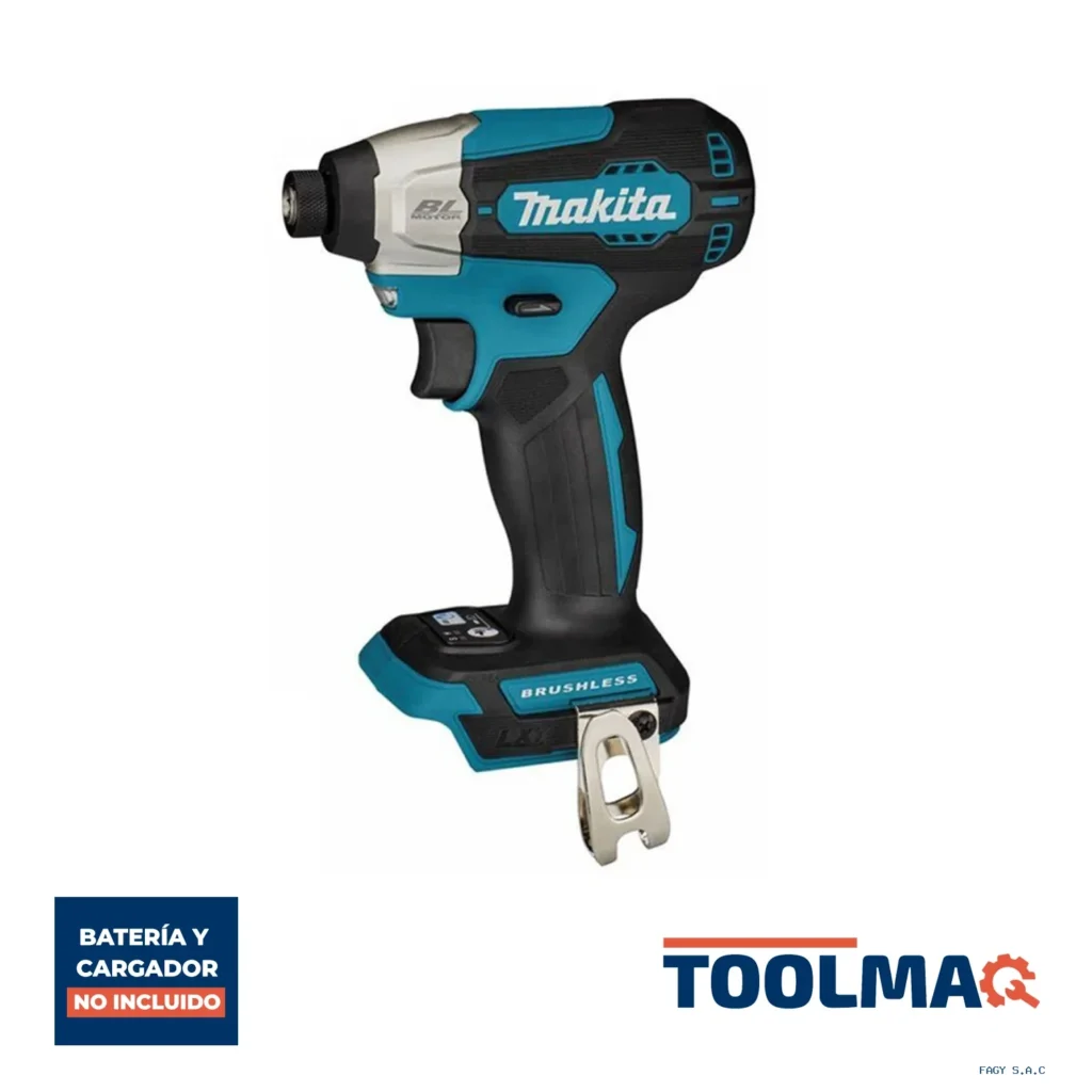 Atornillador de Impacto 1/4" Hex 18V LXT BL 140 Nm Baretool Makita DTD157Z