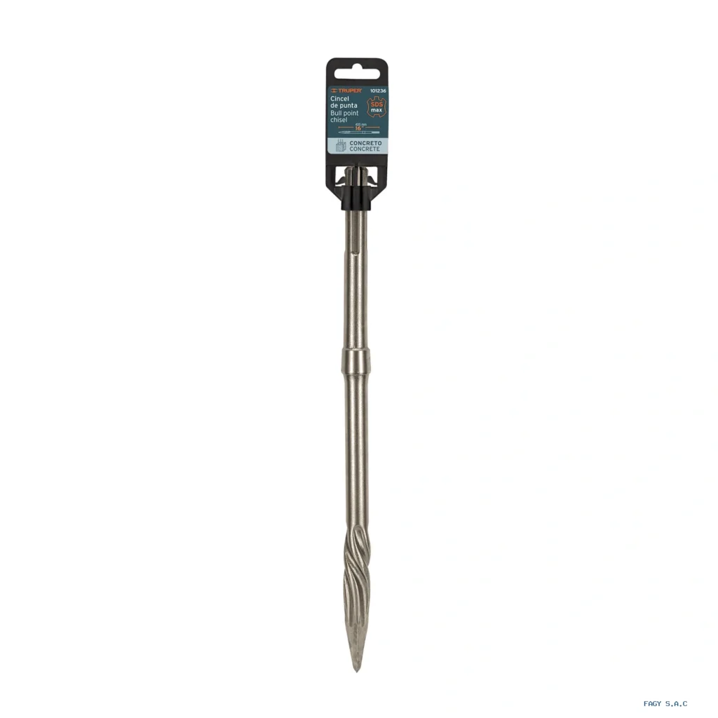 Cincel de punta SDS max de 16", Truper 101236