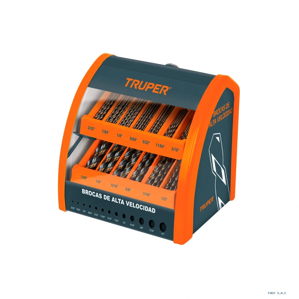 Despachador 13 compartimentos para brocas HSS con producto 55957