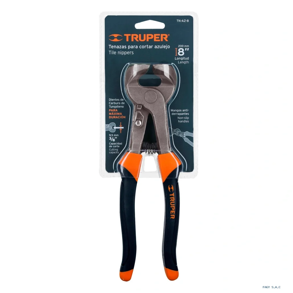 Tenaza 8" para azulejo Truper 17382