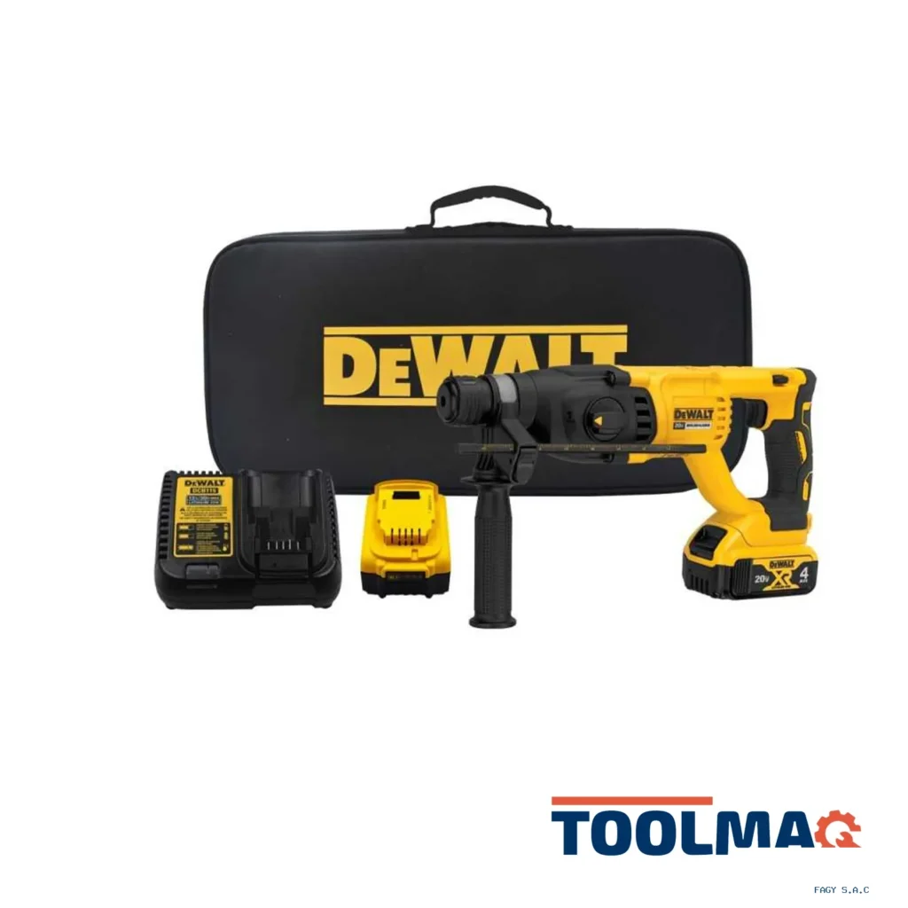 Rotomartillo SDS Plus 20V XR Inc 2 Bat y Carg Dewalt DCH133M2-B2