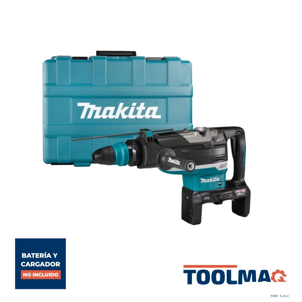 Rotomartillo Sds-Max 80V XGT (40Vx2) BL 20J Baretool Makita HR006GZ