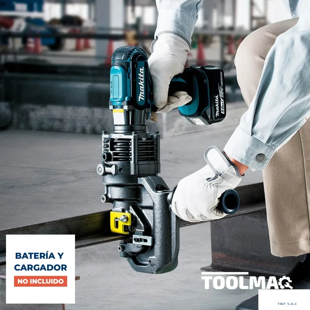 Perforadora Hidraulica de Metal 18V LXT Cap 20mm Sin Baterias Makita DPP200ZK