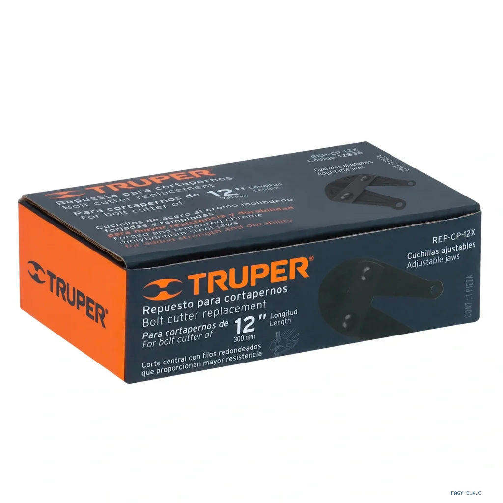 Cuchillas de repuesto para cortapernos 12", Truper 12836