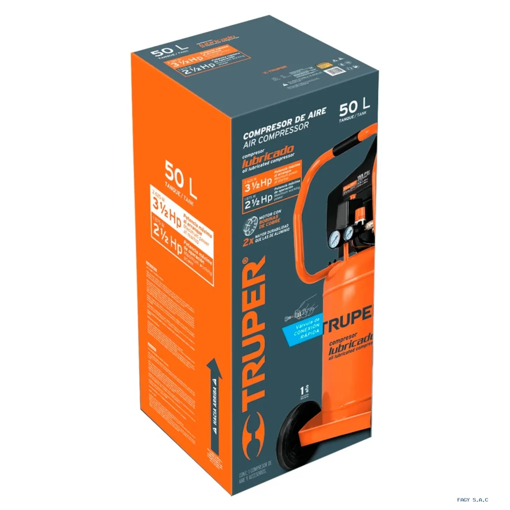 Compresor vertical 50 L, 3-1/2 HP (potencia máxima), 220 V 102117