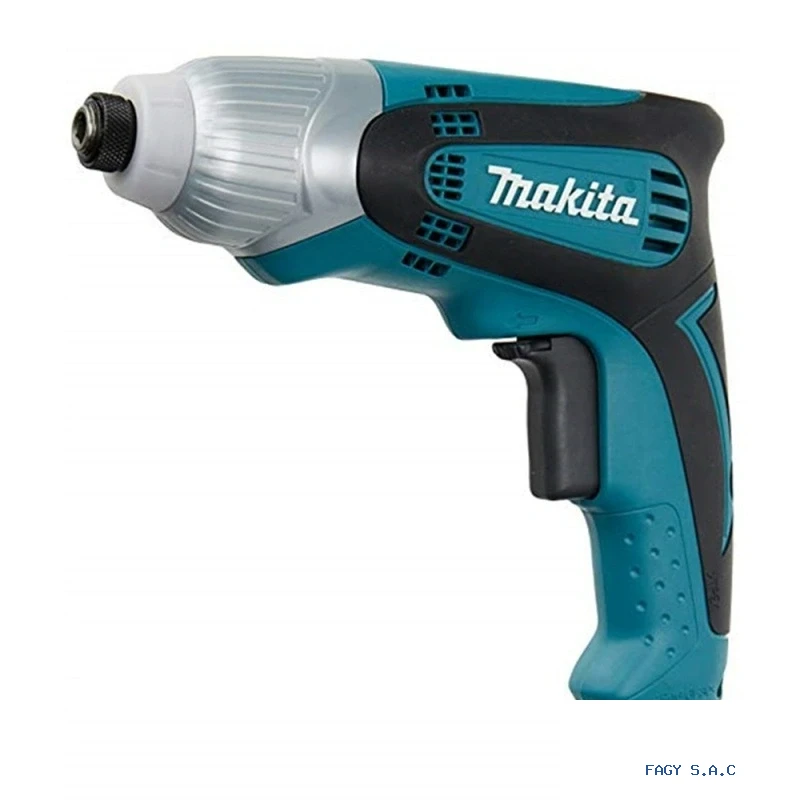 Atornillador de Impacto 1/4" Hex 230W 100 Nm Makita TD0100