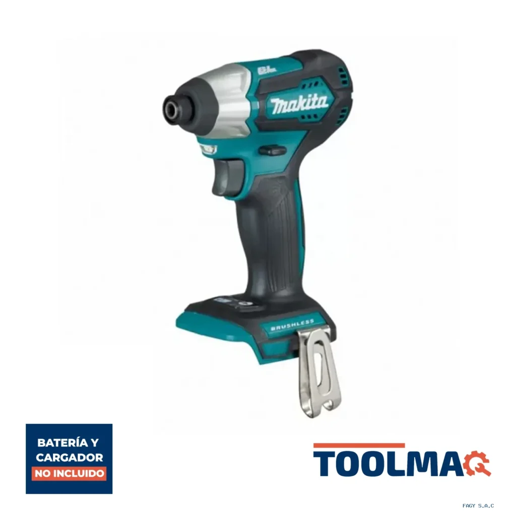 Atornillador de Impacto 1/4" Hex 18V LXT BL 140 Nm Baretool Makita DTD155Z