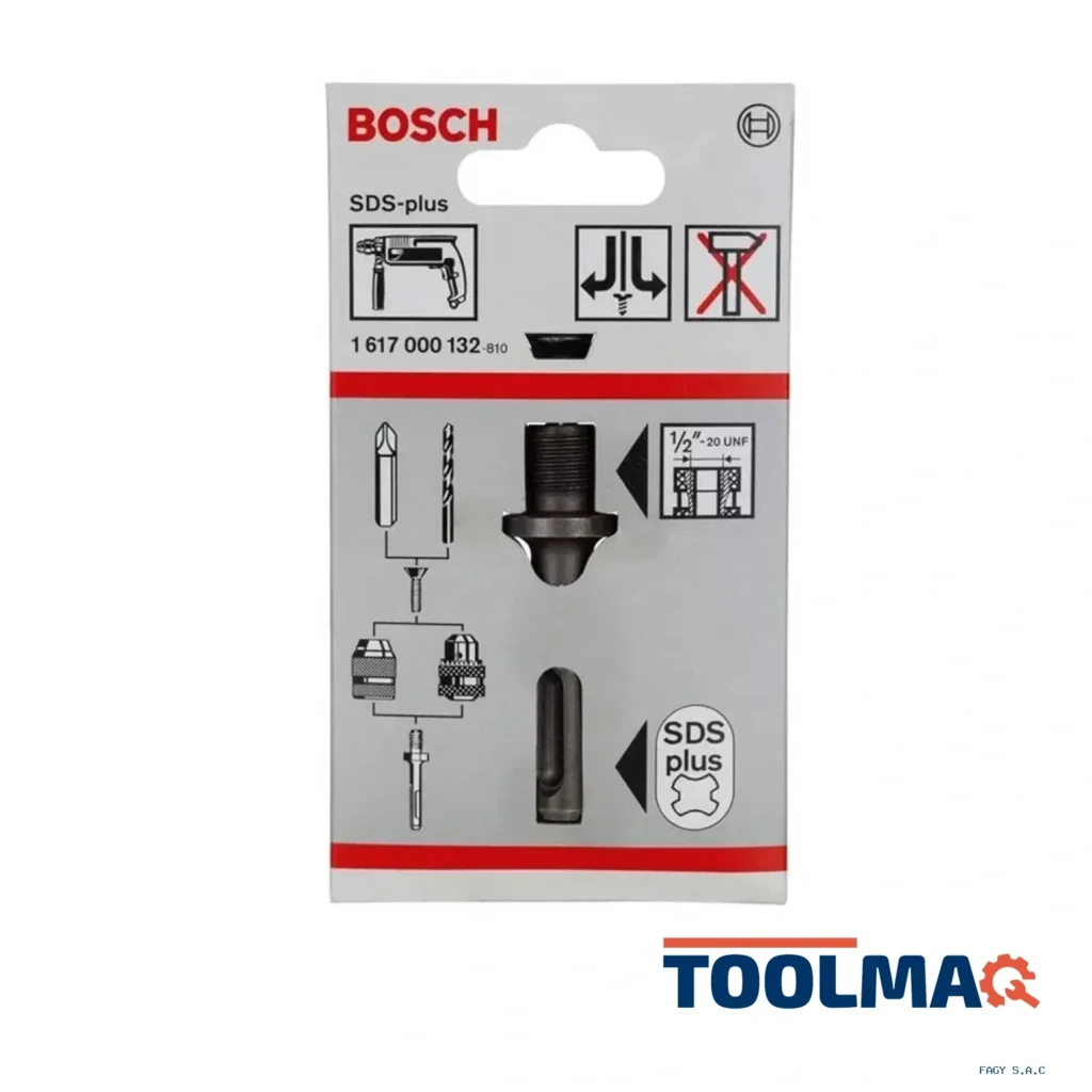 Vastago eje SDS-PLUS a rosca mandril  1617.000.132-000