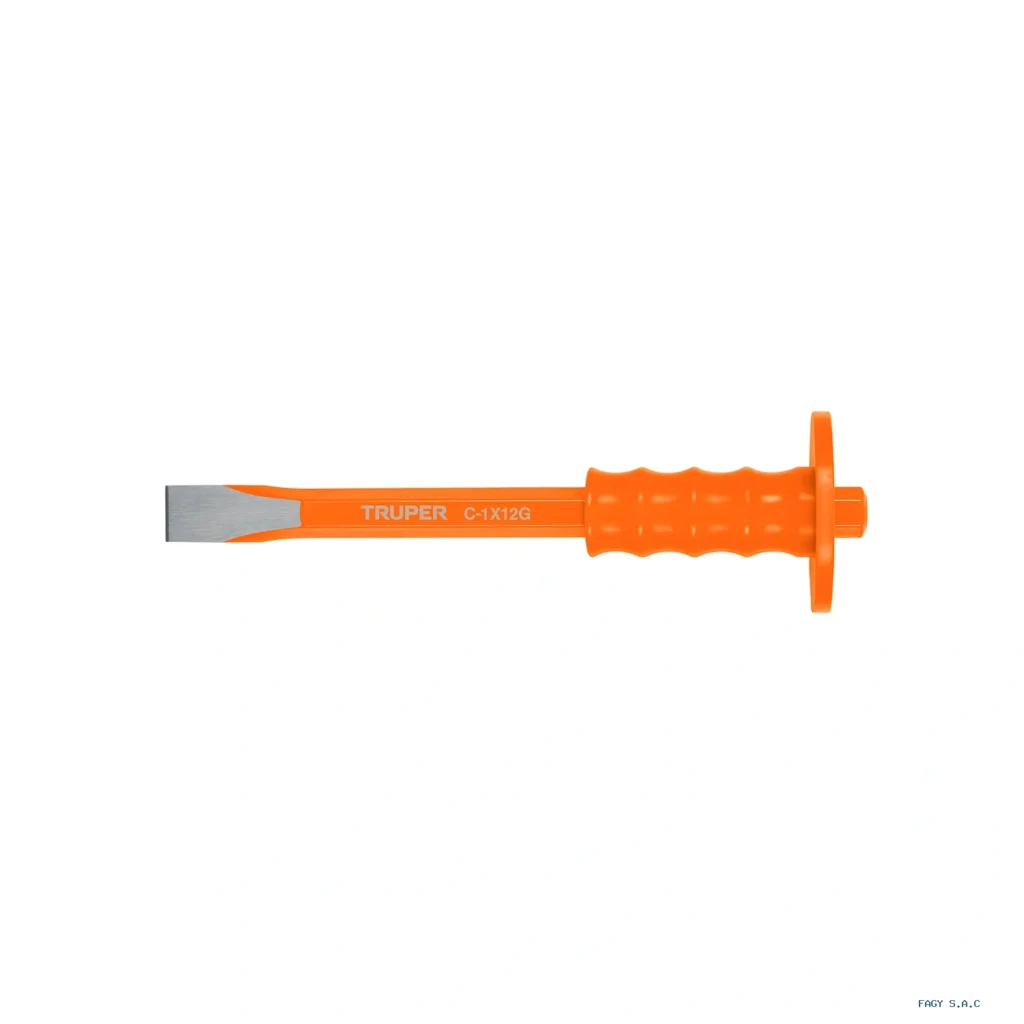 Cincel de corte frío 1 X 12" con grip, Truper 12181