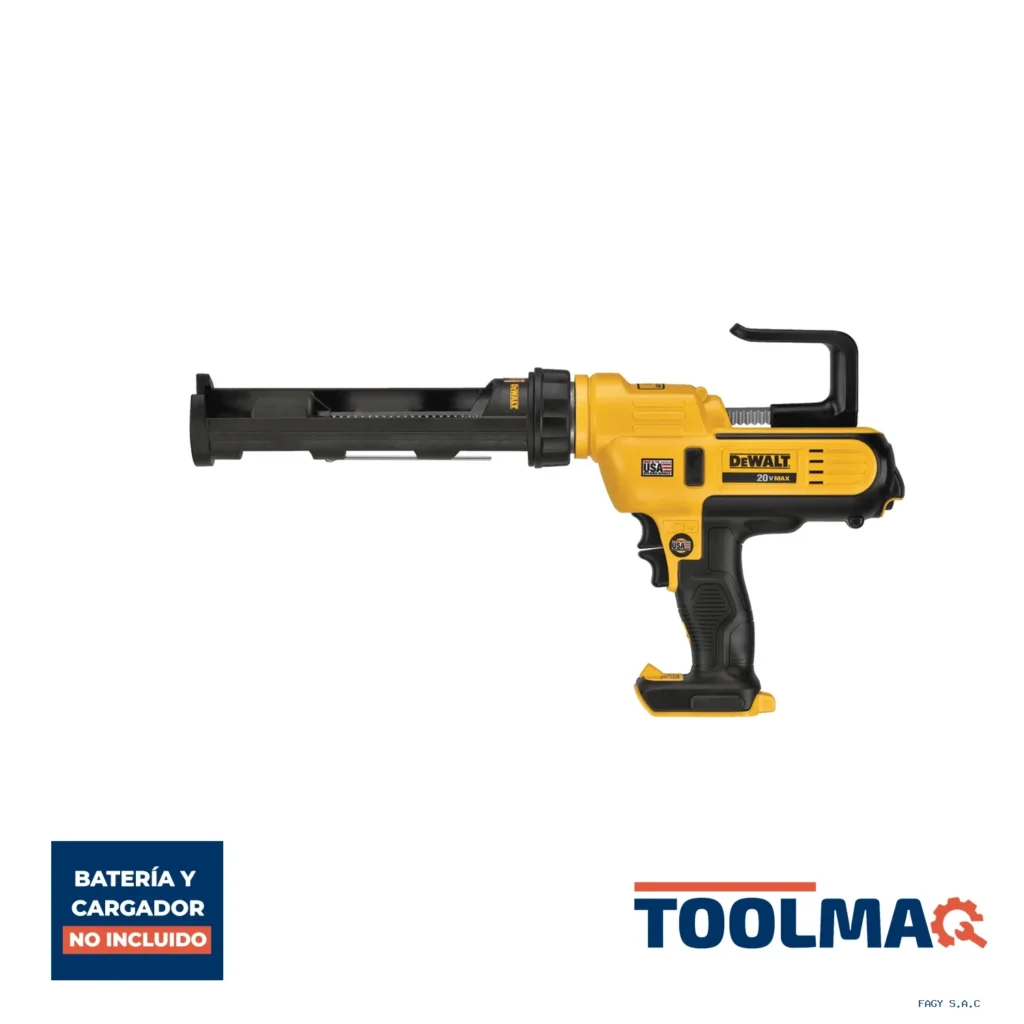 Pistola Selladora Calafatear 20V 10OZ / 300ml Baretool (Sin Bateria / Sin cargador) Dewalt DCE560B