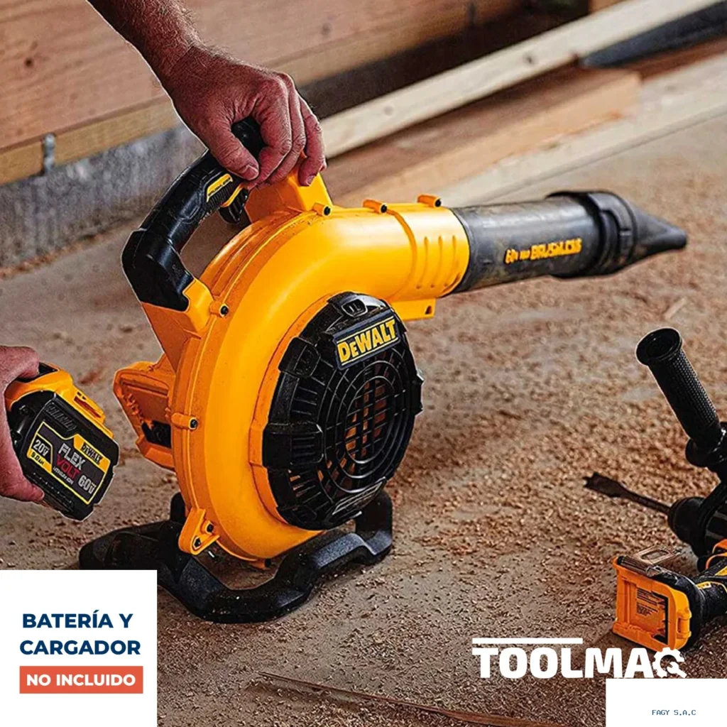 Sopladora 60V Flexvolt XR V.V. C.C. (Sin Batería / Sin cargador) Dewalt DCBL770B