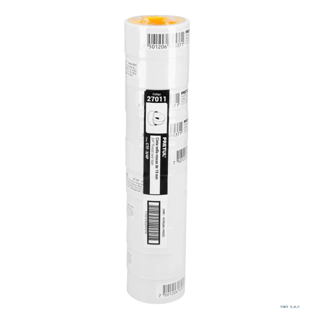 Cinta sella roscas 3/4" x 7m, PRETUL 27011