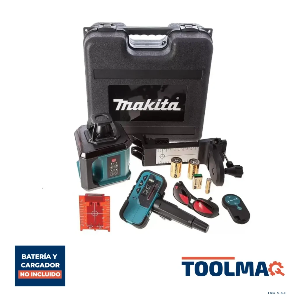 Nivel laser Rotativo Makita SKR200Z Rango 30m-200m SKR200Z