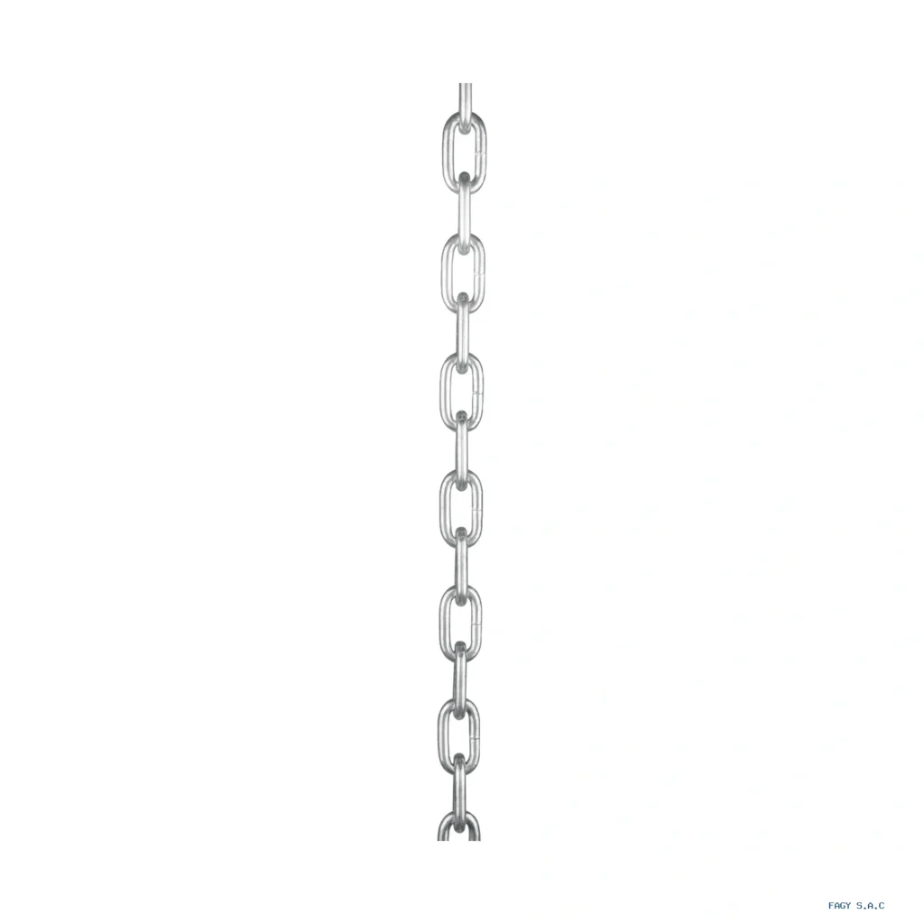 Cadena galvanizada 6 mm - 1/4", en saco con 50 kg, Truper 103443