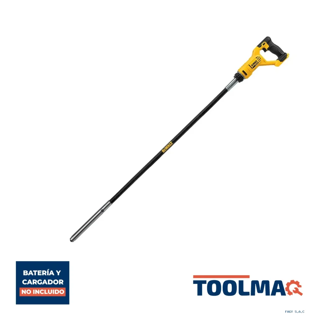 Vibrador de Concreto 1 1/8" 20V Baretool Dewalt DCE531B