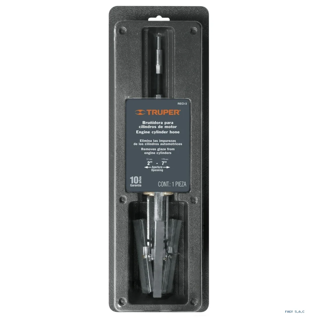 Rectificadora/Bruñidora para cilindro de motor, 5 a 18 cm, Truper 14533