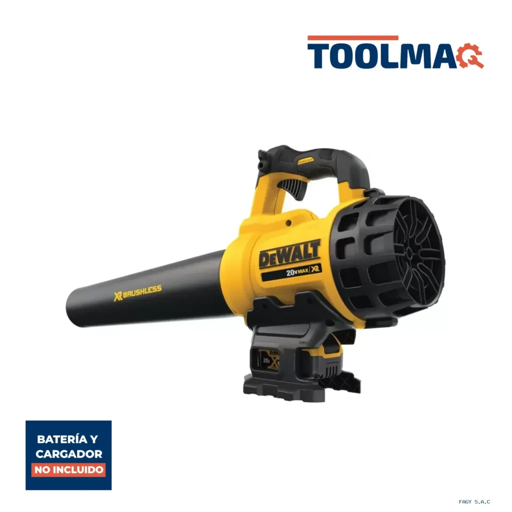 Soplador de Mano 20 V Xr 90 Mph Baretool (Sin Bateriass/Sin Cargador) Dewalt DCBL720B