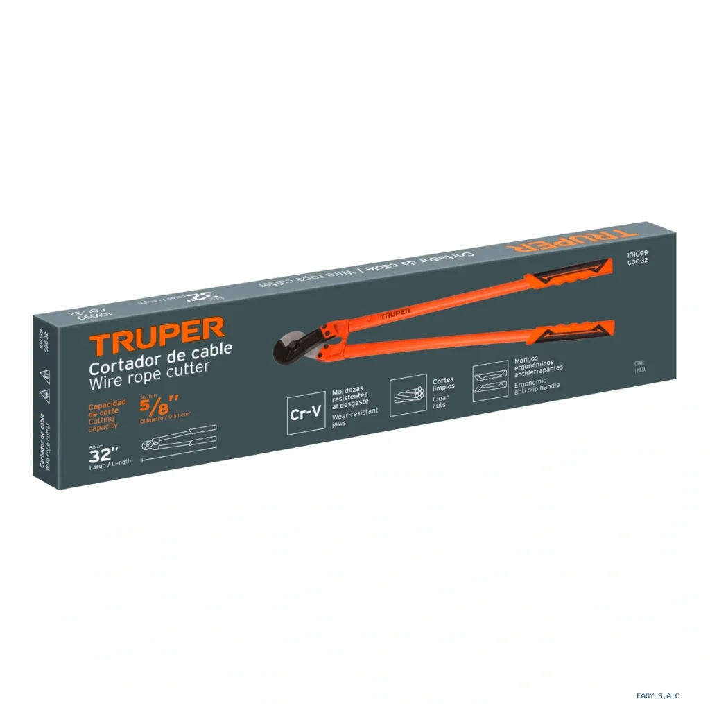 Cortador de 32" de cable y alambre, Truper 101099