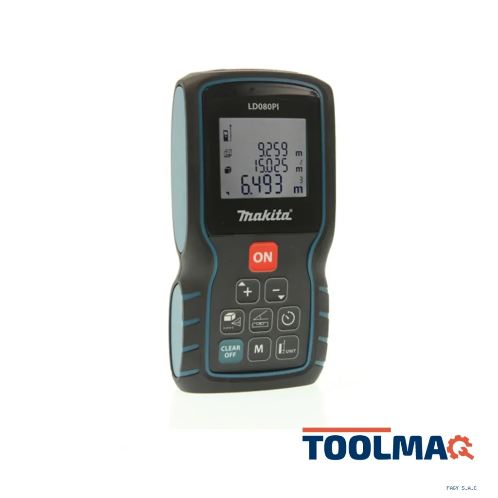 Medidor de Distancia Láser con Sensor de Inclinación 80 Metros Makita LD080PI