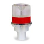 Baliza solar destellante rojo