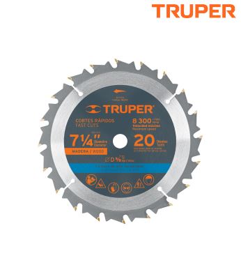 Disco para sierra circular 7 ¼" 20 dientes 18299