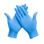 Guante de nitrilo azul libre de polvo de 6.5 g Eliud