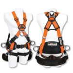 Arnés 4 argollas con soporte lumbar y asentadera Insafe 8004-1A