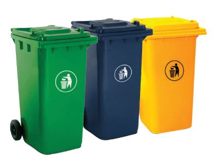 Contenedor con ruedas de 240 litros