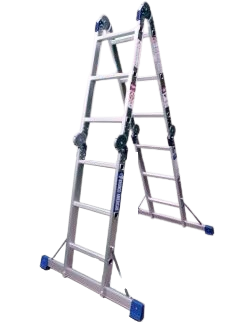 Escalera multiuso de aluminio Bronco American