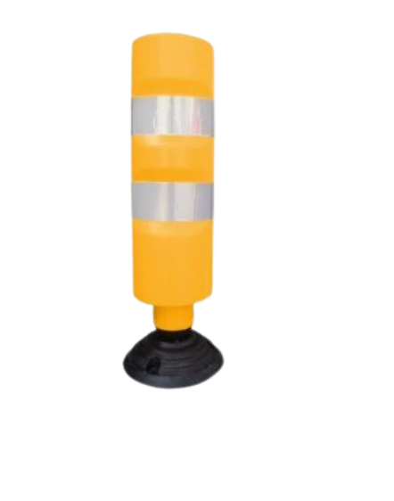 Hito flexible tubular color amarillo importando
