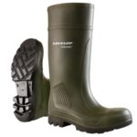 Bota punta de acero térmica verde Dunlop C662933