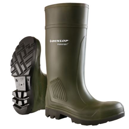 Bota punta de acero térmica verde Dunlop C662933