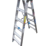 Escalera tijera doble acceso de aluminio Bronco American